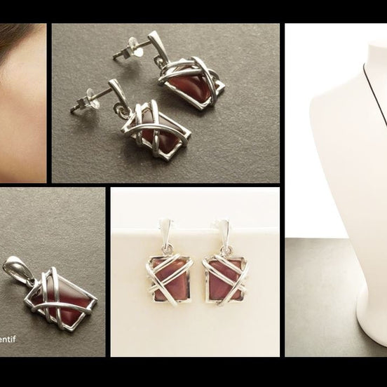 Amethyst Square Earrings, Sterling Silver, Geometric Stone Earrings, Purple Gemstone, Modern Style Jewelry, Filigree Earrings, Violet Color