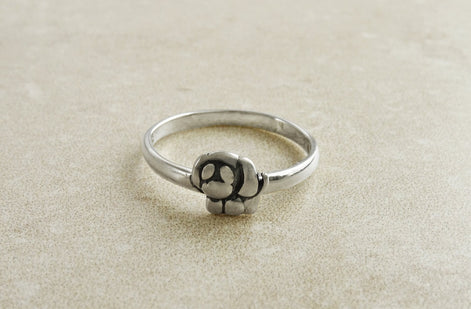 Puppy Dog Ring, Sterling Silver, Baby Animal Ring, Cute Baby Animal Jewelry, Gift for Animal Lover, Mutt Ring, Pooch Ring, Canine Jewelry