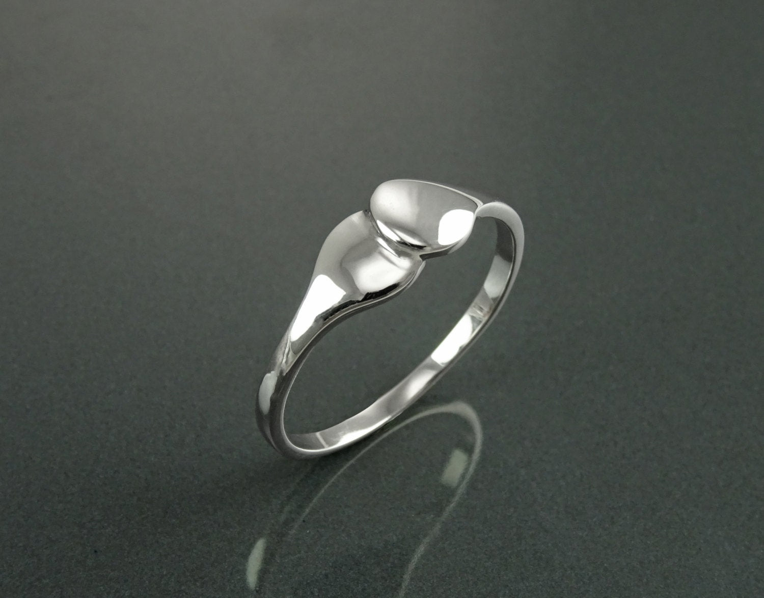 Promise Ring, Sterling Silver, You and Me Dual Ring, Original Promise Ring, Couple Union Ring, Duo Ring, Engagement Band, Girlfriend jewelry