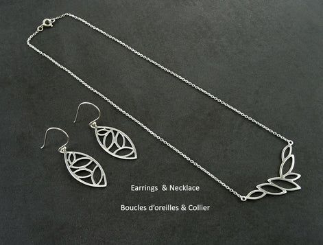 Leaves collar, Sterling Silver 925, Horizontal, Leaf Skeleton Necklace, Organic Nature gift for Woman, Jewelry, Foliage Choker,