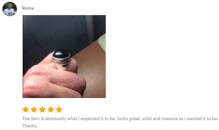 Onyx Ring, Sterling Silver, Signet Ring, Round Stone Black Onyx Gemstone, Gothic, Unisex Man and Woman Jewelry