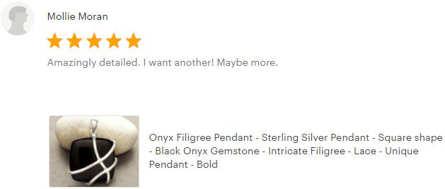 Onyx Square Pendant, Sterling Silver, Modern Geometric Stone Jewelry