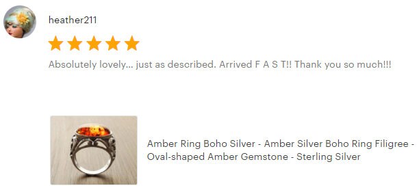 Amber Ring, Sterling Silver, Boho Vintage Design Jewelry, Horizontal Oval Stone, Genuine Amber Gemstone, open-work Lace Filigree Setting