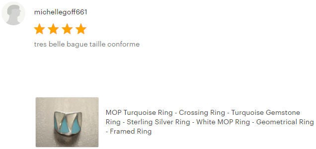 Turquoise Ring, Sterling Silver, Crossing Blue Turquoise Stone Ring, White Mother of Pearl Shell, Geometrical Framed Design Stones Jewelry