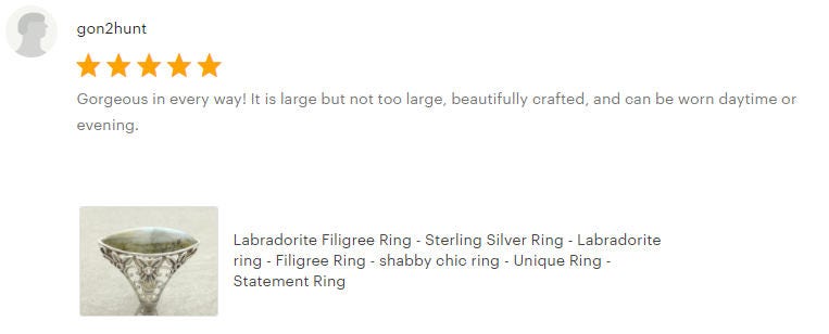 Labradorite Filigree Ring - Sterling Silver Ring - Green Labradorite ring - Filigree Ring - Boho chic ring - Unique Ring - Statement Ring