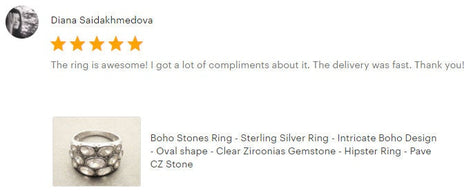 925 Bling Bling Sterling Silver Ring, Intricate and Unique Design Ring, White Clear Stone Cz Ring, Multiple Stones