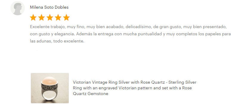 Rose Quartz Sterling Silver Ring, Vintage Victorian Design, Statement Pink Vintage Designed Pattern