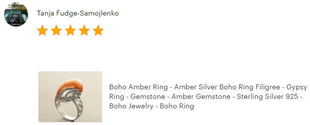 Boho Amber Ring, Sterling Silver 925, GENUINE Amber Gemstone with Inclusions, Intricate Filigree Jewelry, Antique Vintage Bali Bohemian Ring