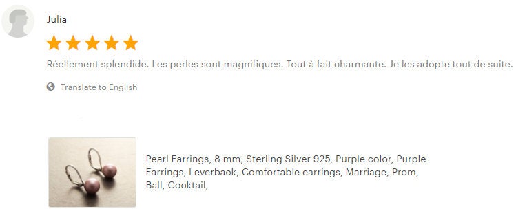 8 mm GENUINE Purple Shell Pearl Earrings, Sterling Silver, Lever Back Earrings, Minimalist, Pearl Jewelry, Prom, Wedding, Bridesmaids Gifts