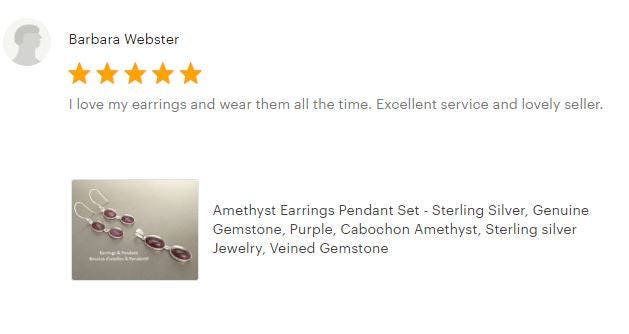 Amethyst Earrings, Sterling Silver, Purple Amethyst Stone, Violet Natural Amethyst Pendant, Modern Dangle Drop Stones Earrings, Hooks