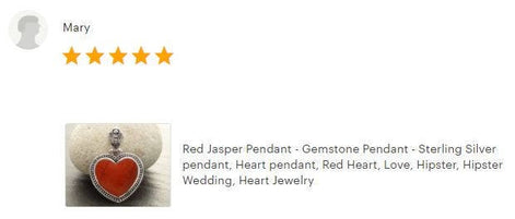 Red Jasper Pendant - Gemstone Pendant - Sterling Silver pendant, Heart pendant, Red Heart, Love, Hipster, Hipster Wedding, Heart Jewelry