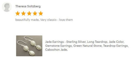 Jade Earrings, Sterling Silver, NATURAL Light Green Jade Gemstone, Minimalist Drop Stone Earrings, Modern Dangle Oval Stones Jewelry