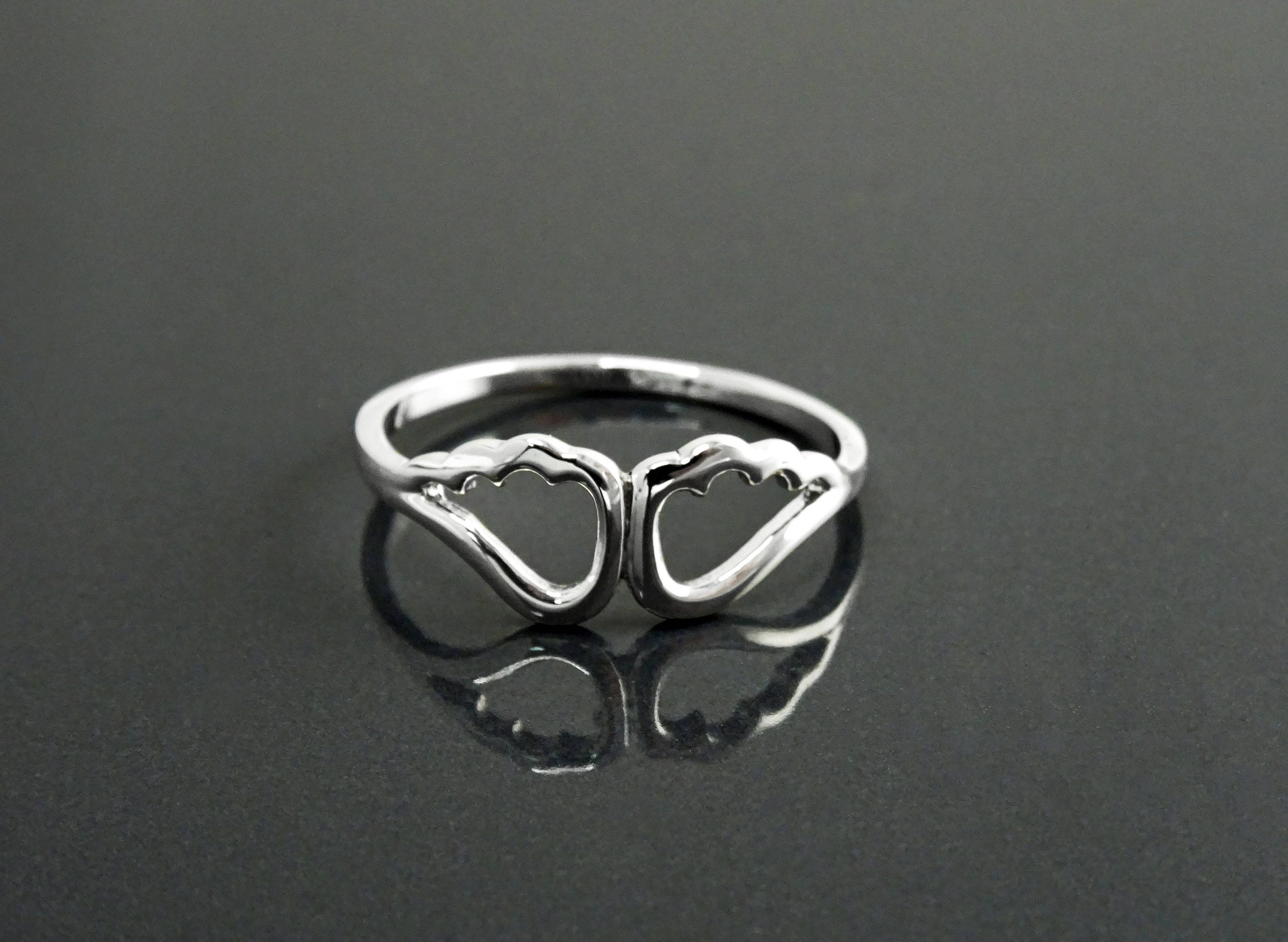 Guardian Angel Ring 925 Silver • Symbolic Angel Wing Protection Jewelry • Talisman Gift