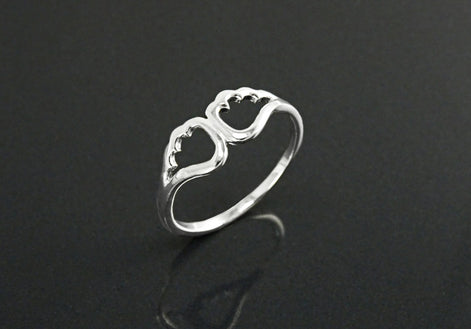 Guardian Angel Ring 925 Silver • Symbolic Angel Wing Protection Jewelry • Talisman Gift