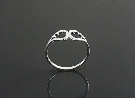 Guardian Angel Ring 925 Silver • Symbolic Angel Wing Protection Jewelry • Talisman Gift