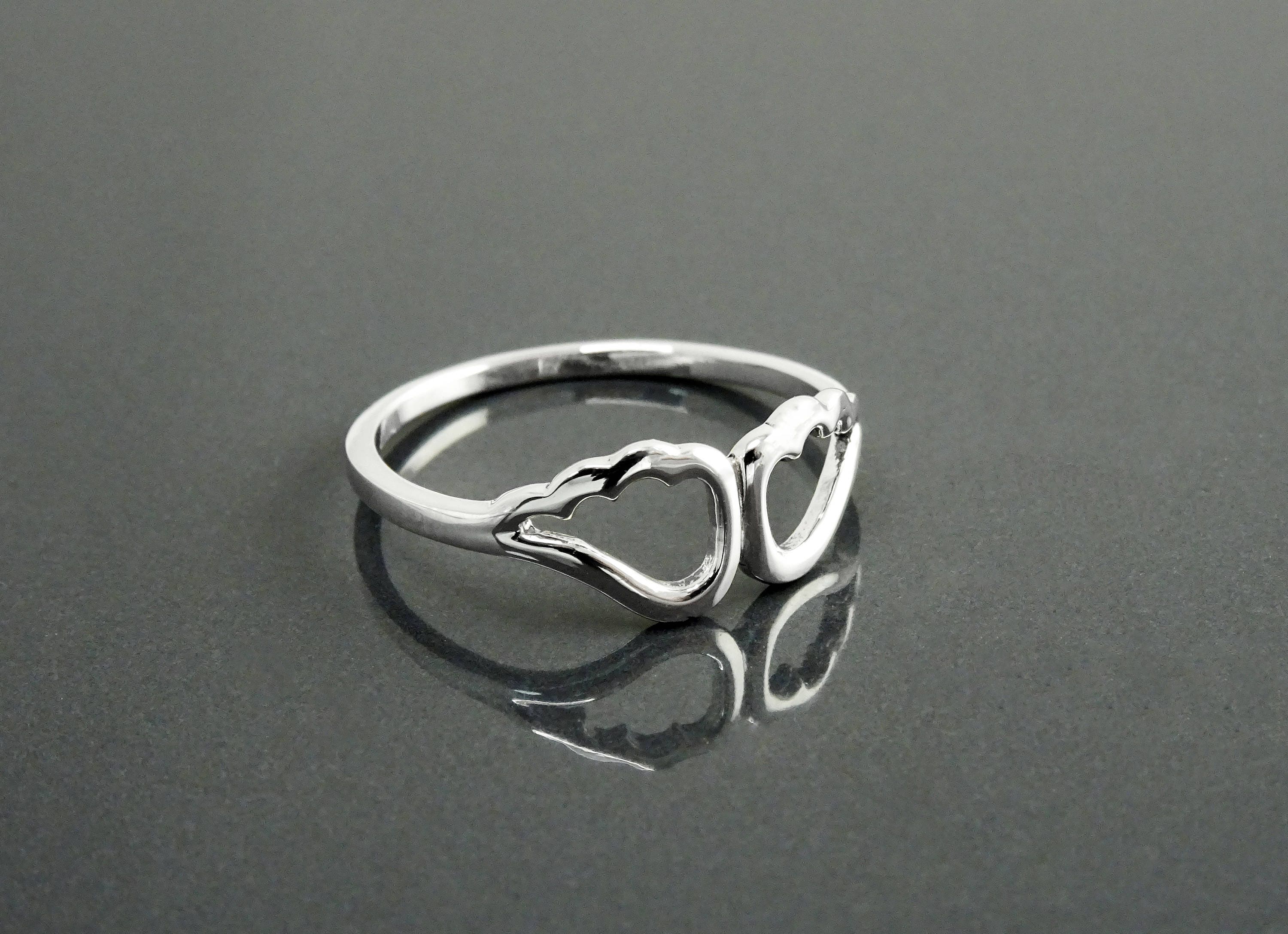 Guardian Angel Ring 925 Silver • Symbolic Angel Wing Protection Jewelry • Talisman Gift