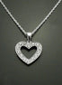 Sterling Silver Heart Necklace • Minimalist Pendant • Romantic Jewelry • Valentine's Day Gift for Women