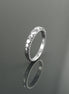 Sterling Silver Beaded Band Ring, Boho Stackable Band