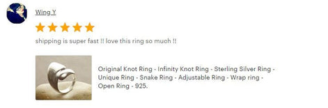 Modern Sterling Silver Bypass Open Ring