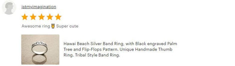 Sterling Silver Hawaiian Plumeria Ring, Tropical Flower Band