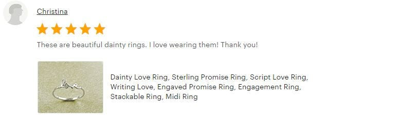 Love Ring, Sterling Ring, Dainty Engraved Writing Script Love Ring, Lovers Jewelry, Promise Ring, Thin Stackable Ring, Valentine's Day Gifts
