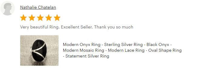Black Oval Ring, Sterling Silver, Onyx Stone jewelry, Modern Geometric Stones Design, Woman Modern Gemstone Ring