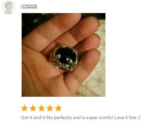 Snake Ring, Sterling Silver, Black Stone, Onyx Gemstone, swirling coiling snakes pattern, Gothic Design Ring