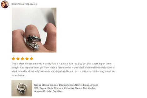 Stars Bypass Ring, Make Wish Ring, Lab Diamonds simulant (CZ) Stones, Wrap Sterling Ring, Crossing Ring, Cocktail Ring, Red Carpet Ring.