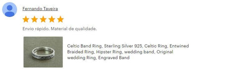 Sterling Silver Celtic Braided Band Ring, Handmade Hipster Ring, Wedding jewelry