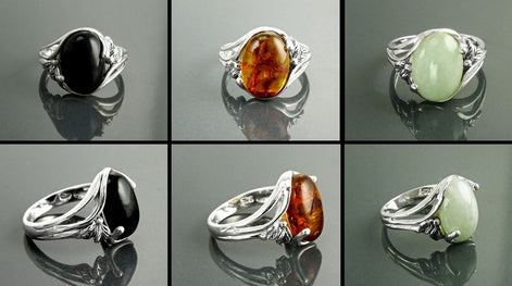 Genuine Amber Ring, Sterling Silver, Intricate Filigree Lace Ring, Horizontal Oval Shape Ring, Boho Gypsy Ring, Antique Vintage Jewelry