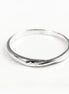 Mobius Ring, Slightly Twisted Band Ring, Sterling Silver, Minimalist Dainty Endless Twist Knot, Promise Ring, Infinity wedding band ring