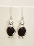 Penguin Bird Earrings - Sterling Silver, Gemstone earrings, Black Onyx Earrings, Onyx Jewelry, Bird Earrings, Animal, Artic Animals jewelry.