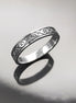 Viking Ring, Sterling Silver Unisex Ring, Original Norse Promise Ring, Alternative Wedding Jewelry, Mixt Tribal Band, Celtic Crossed Ring