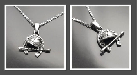 Jockey helmet pendant, sterling silver, riding crop, equine horseshoe, equestrian rider jewelry, riding animal necklace, cowboy gift