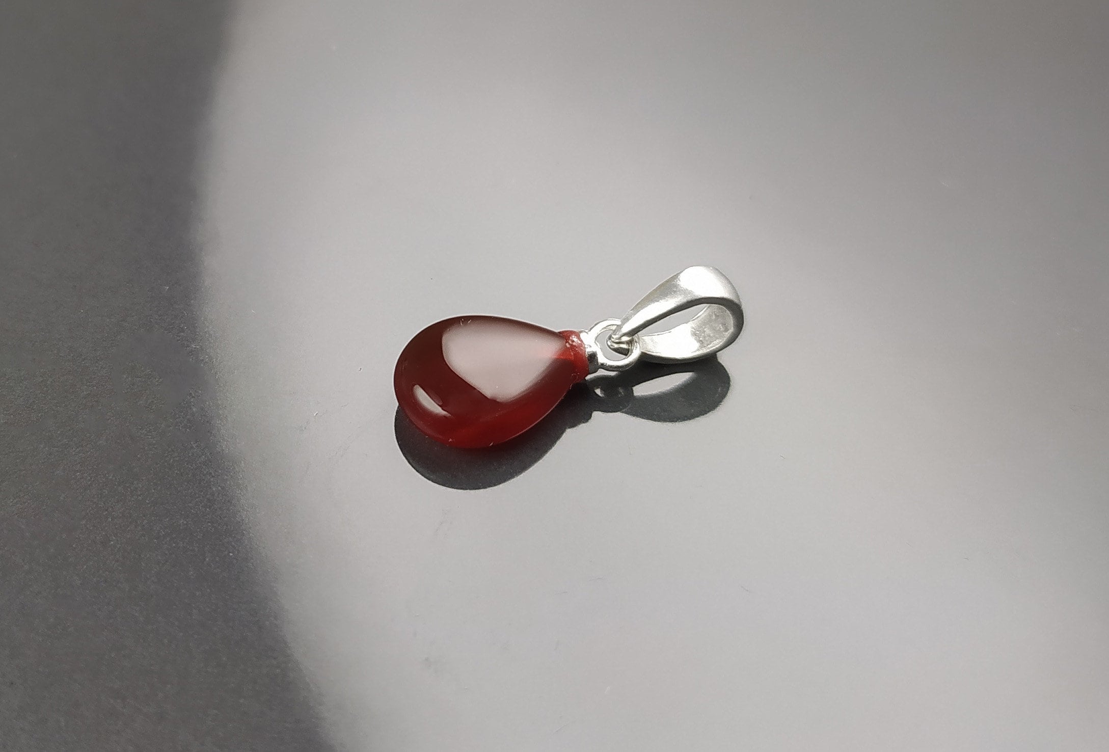 Red Stone 925 Earrings - Sterling Silver - Stud Drop Earrings - Brown Red Stones Modern Jewelry - Red Agate Silver Earrings - Dangly Agate