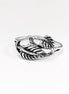 Leaf Ring, Sterling Silver, Plant Ring, Filigree Branch, Open Work Ring, Skeleton Leaves Veins Ring