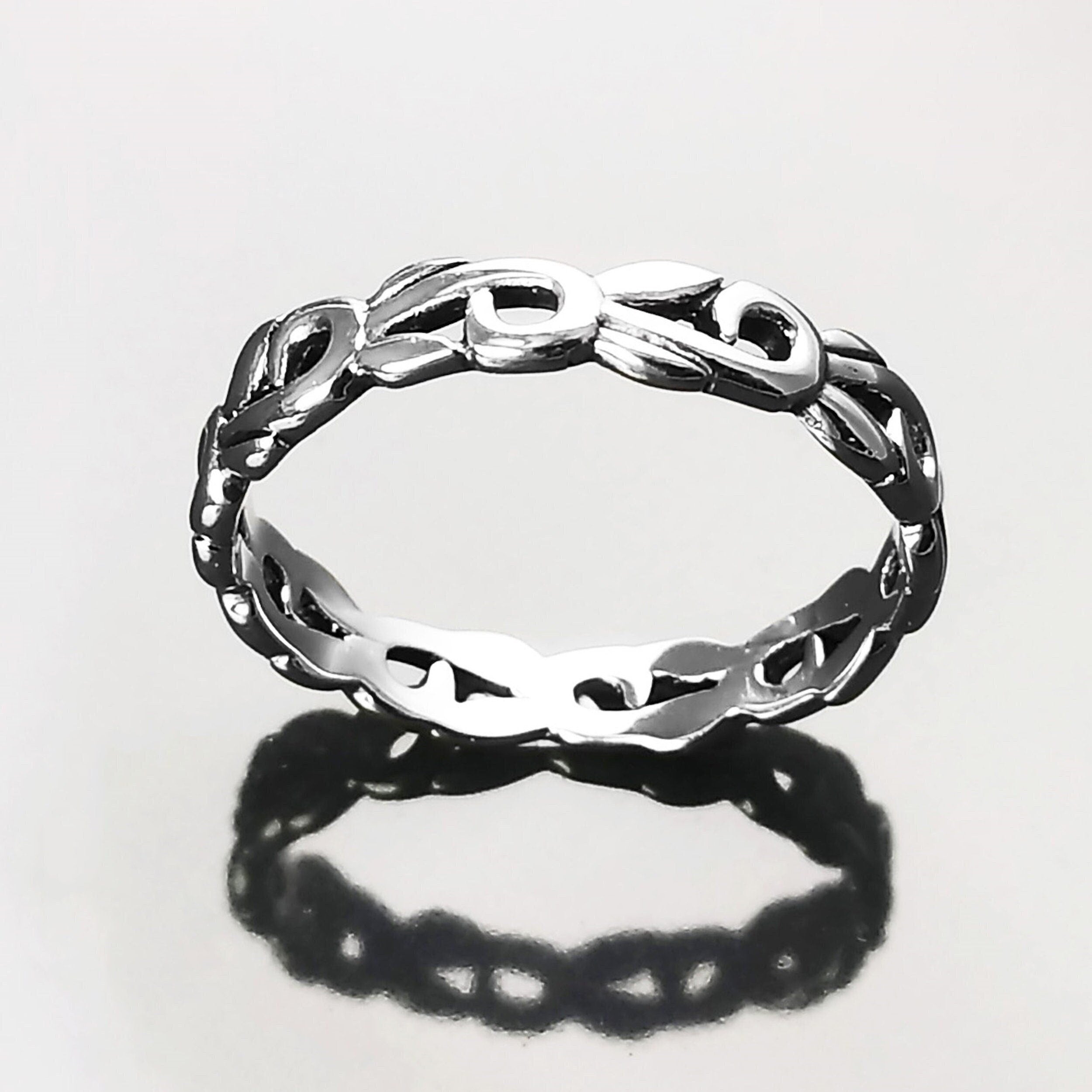 Hipster Band Ring, Sterling Silver, Bohemian Pirate Band, Unisex Jewelry, Hipster Promise Band, Gypsy Hollowed Ring, Gothic Engraved Band