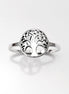 Tree Of Life Ring, Engraved Tree Ring in Sterling Silver, Bridesmaid Gift, Lace Ring, Stackable Ring, Midi Ring, Filigree Ring, Popular Ring