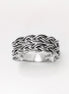 Celtic Ring, Plain Silver Ring, Silver Men Ring, Large Ring, Silver Tribal Rings, Celt Braided Ring, Silver 925, Gift