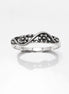 Cherry Blossom Ring, Duet Flowers Floral Ring, Sterling Silver 925 band