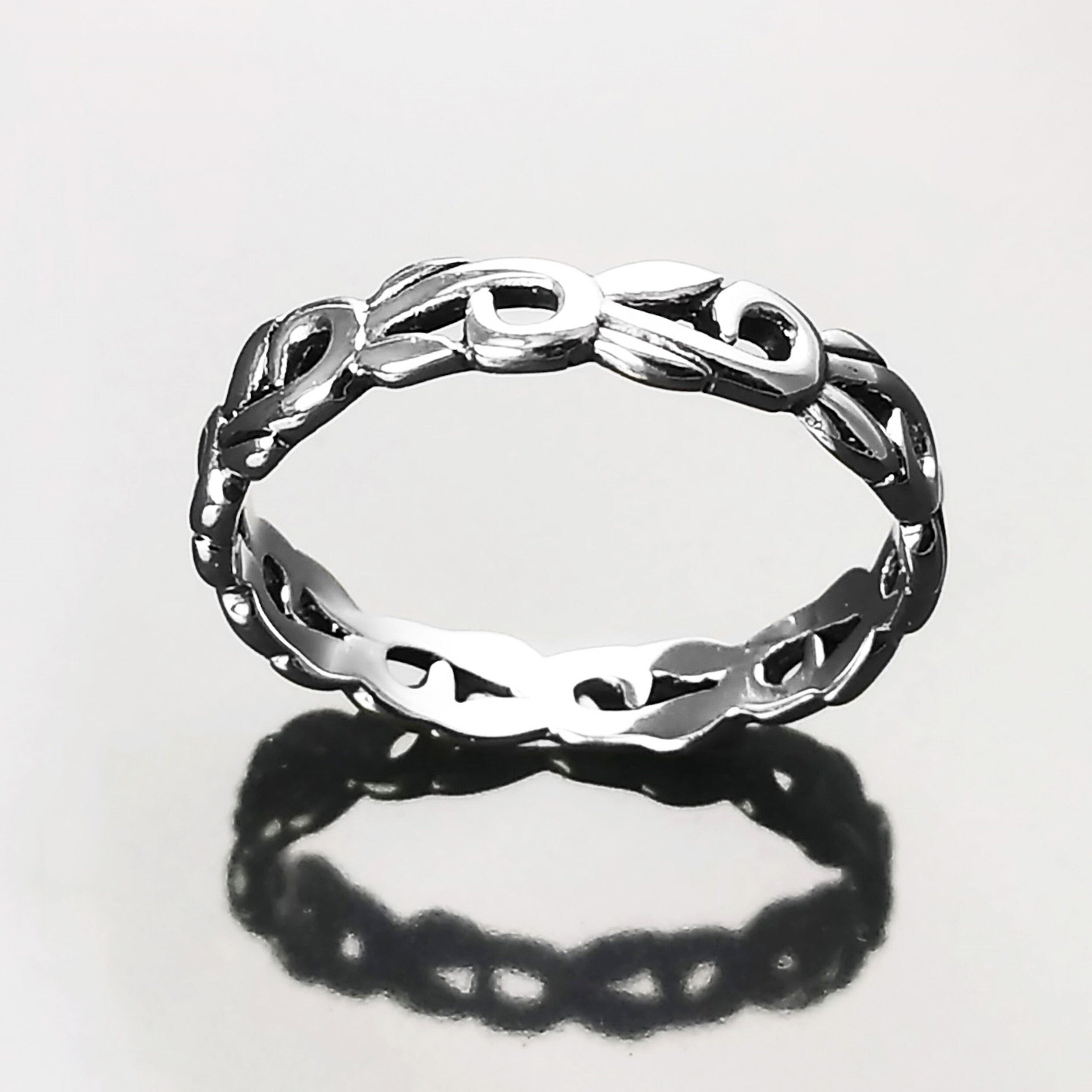 Hipster Band Ring, Sterling Silver, Bohemian Pirate Band, Unisex Jewelry, Hipster Promise Band, Gypsy Hollowed Ring, Gothic Engraved Band