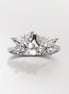 Butterfly Ring, Sterling Silver, Clear White Stones (CZ), Designer Butterflies Jewelry, Fashion Ring, Gift for Her, Bright Ring