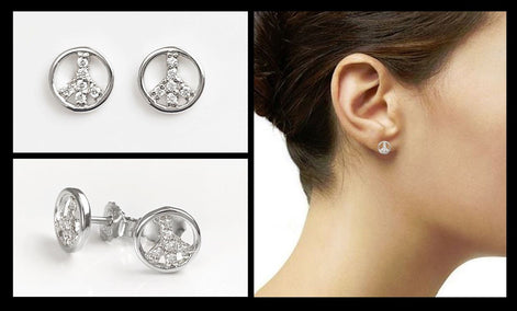 Peace and Love earrings • Solid 925 Silver • Bohemian Chic 70s Jewelry