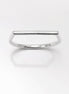 Barre band ring, sterling silver, Minimalist Ring, Thin Silver Ring, Horizontal Bar Ring, Dainty Modern Ring, Minimal Geometric Jewelry