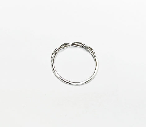 Celtic Braided Ring, Triskele of Spirals, Sterling Silver, Infinity Irish Promise Wedding Band, Love and Fertility, Saint Patrick's day Gift
