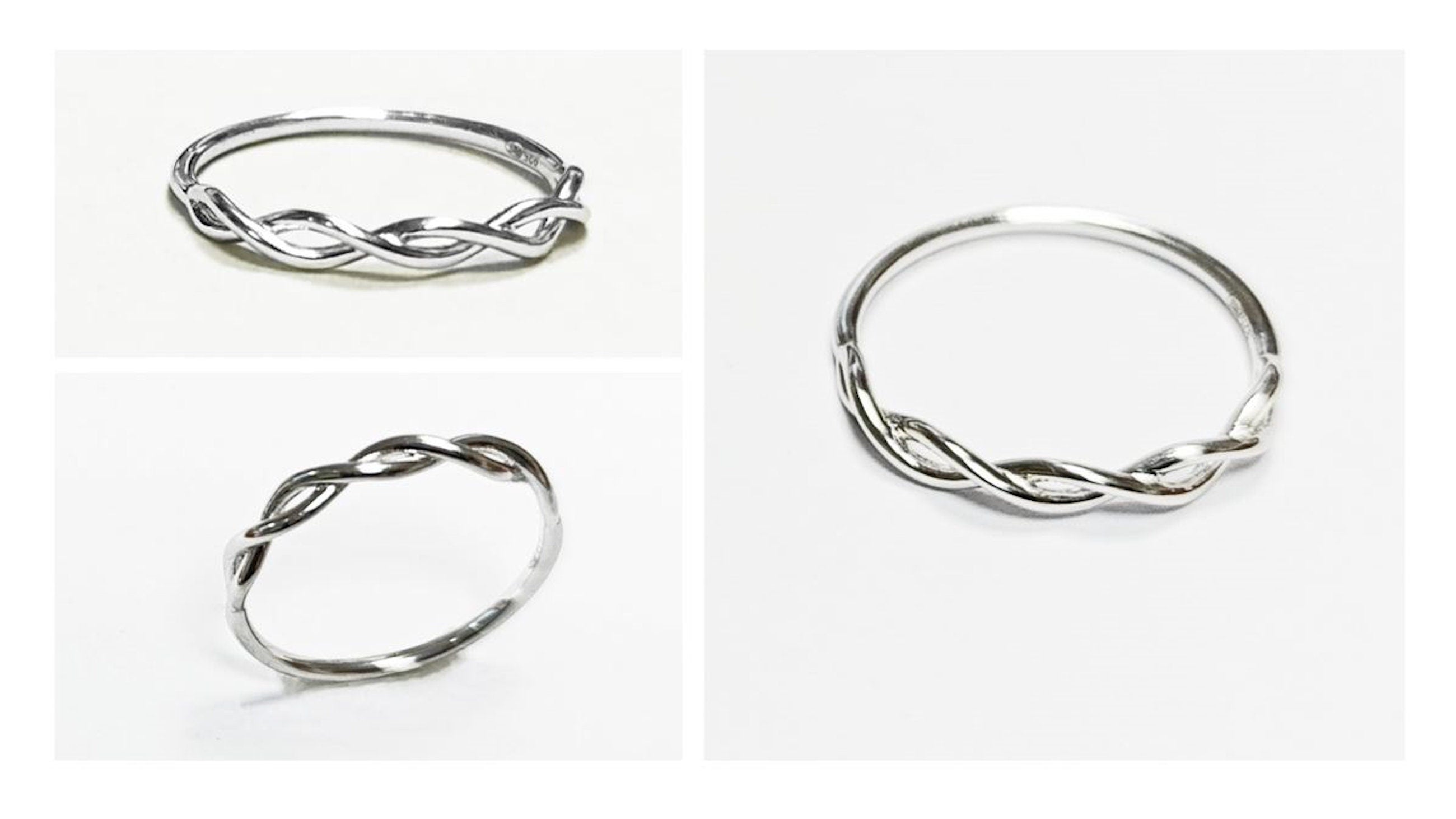 Celtic Braided Ring, Triskele of Spirals, Sterling Silver, Infinity Irish Promise Wedding Band, Love and Fertility, Saint Patrick's day Gift