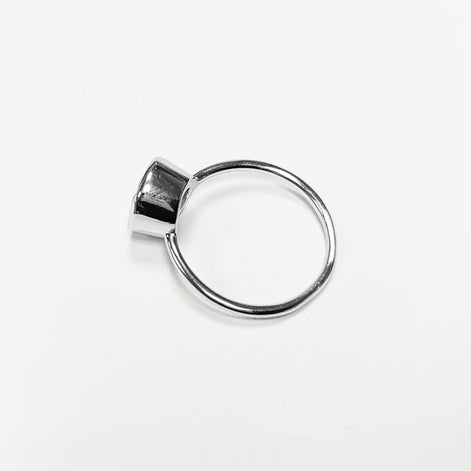 Big Solitaire Ring, Sterling Silver, 9mm 5ct Lab Diamonds Stone(CZ), Stacking ring, High Setting, Valentine's Day idea, woman gift