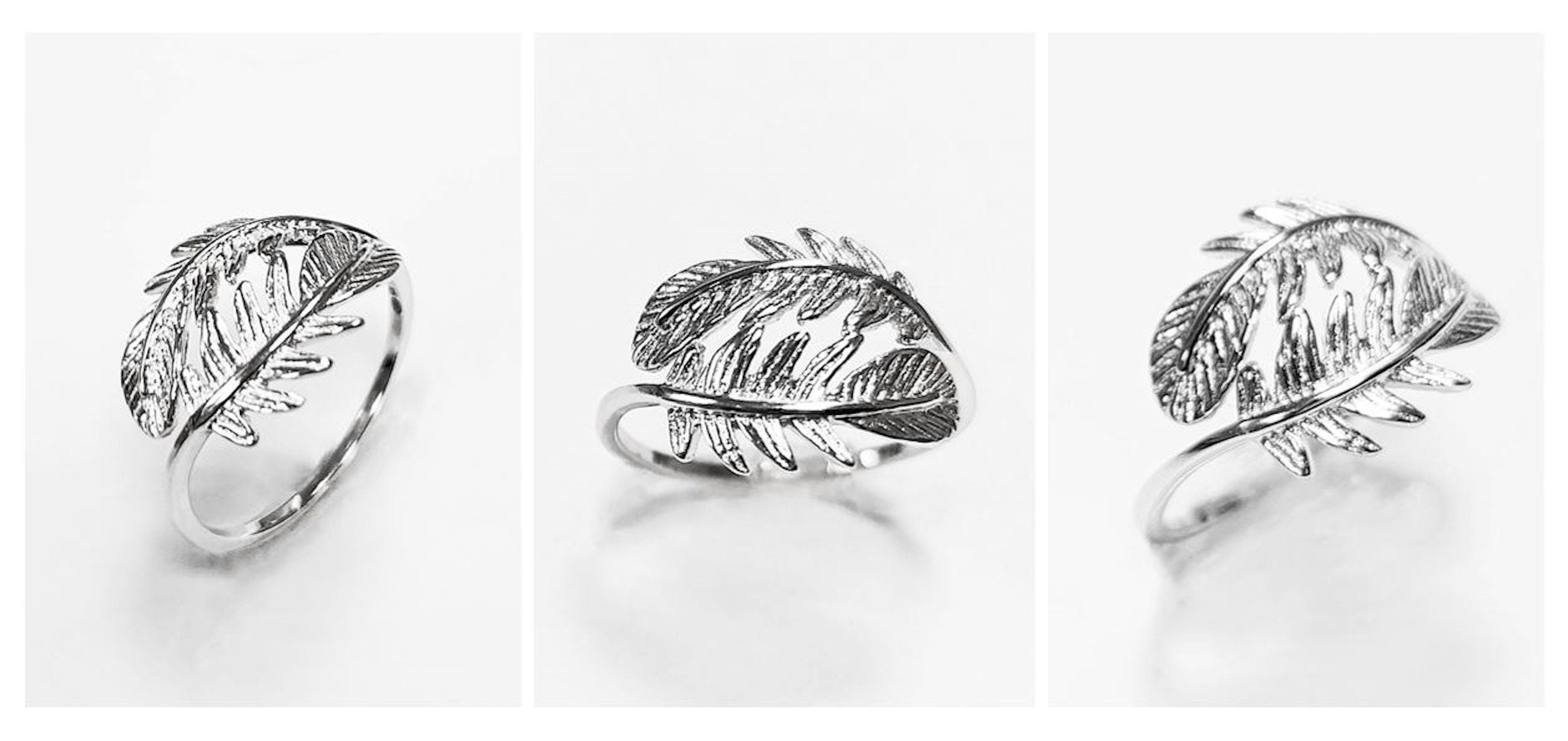 Feather Ring, Sterling Silver 925, Native inspired Double Feathers Jewelry, Dainty Bird Ring, Wanderlust Band Ring, Liberty Nature Jewelry