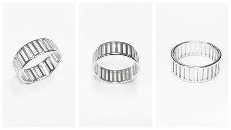 Geometric Bar Ring by KRAMIKE • Sterling Silver • Modern & Minimalist Wide Band • Perfect Jewelry for Everyday Style • Gift for Her • KR234