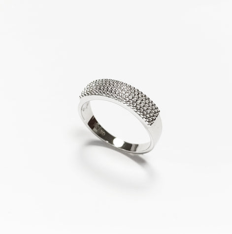 Hammered dotted lines Ring, Sterling Silver, Armor Band, Dimpled Textured Ring, Designer Modern Ring, Minimalist Ring, gift idea for her